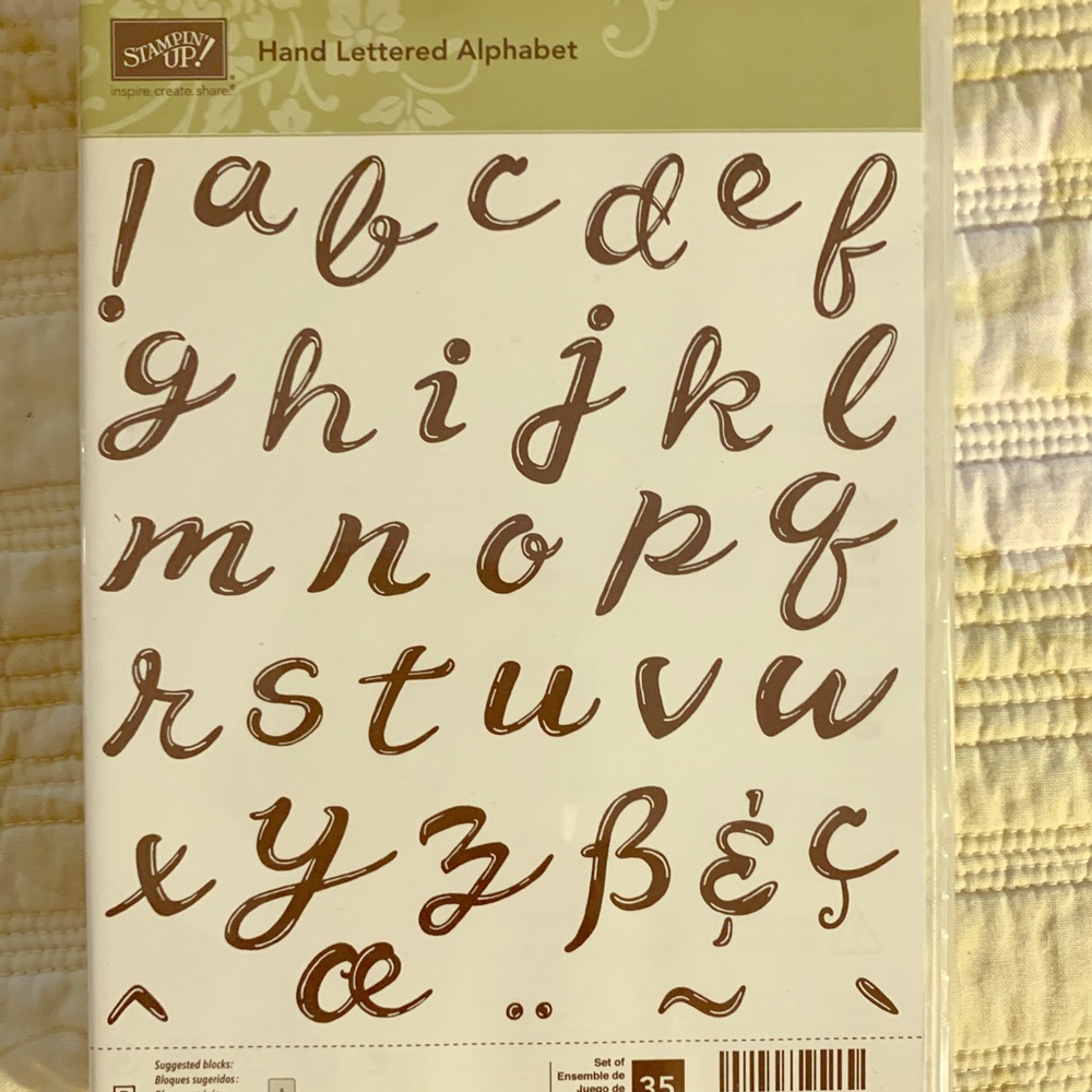 Photopolymer stamp set